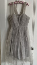 BNWT 1950s Style Grey Tulle