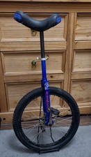 B-Square Biking Unicycle w/ Stand – 1 Wheeled Cycle - Talent Act – Adjustable 