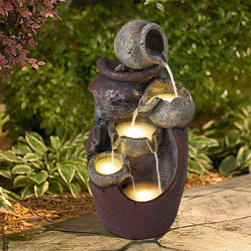 5pots cascading vintage garden - 5pots,