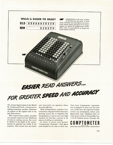 1940 comptometer model - comptometer,