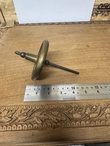 Antique brass gyroscope rotor - antique,