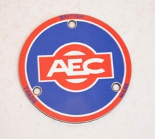 Bus Coach Truck Plastic Polythene. Hub Cap Badge AEC