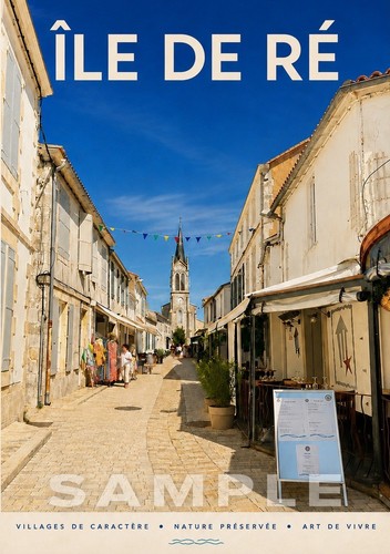 île ré street a4 - rÉ, wall