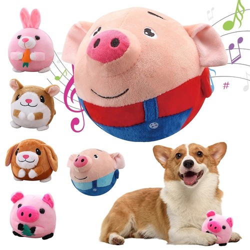 Automatic bouncing plush dog - automatic,
