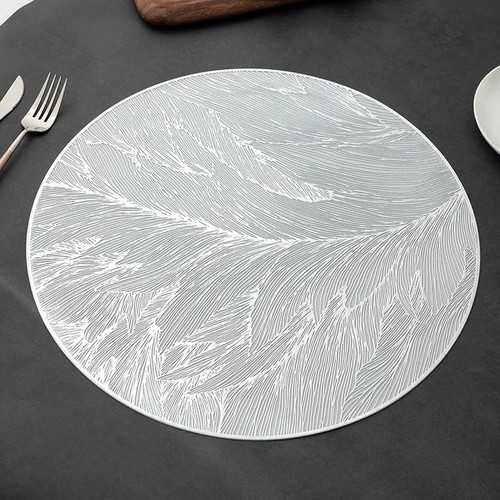 4pcs round placemats - 4pcs,