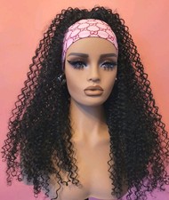 Black long curly afro 24" long
