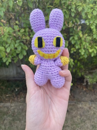 Crochet jax purple rabbit - jax,