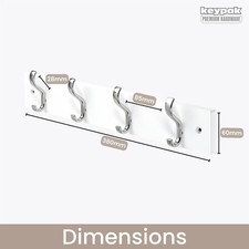 Coat rack wall door - mounted,, 4