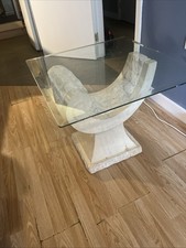 Coffee table marble and - table,