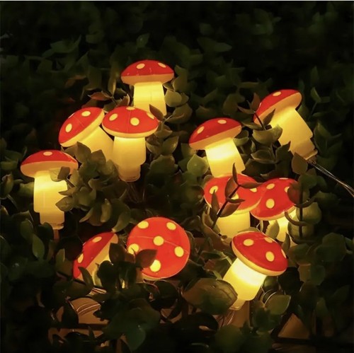 Red toadstool led m - red,