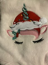 UNICORN FLEECE PYJAMAS AGE 4-5 YEARS BNWT IDEAL CHRISTMAS GIFT  ONLY £6.99