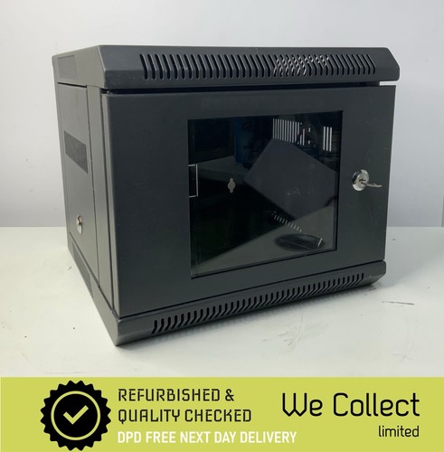 Comms cabinet lockable - comms, black