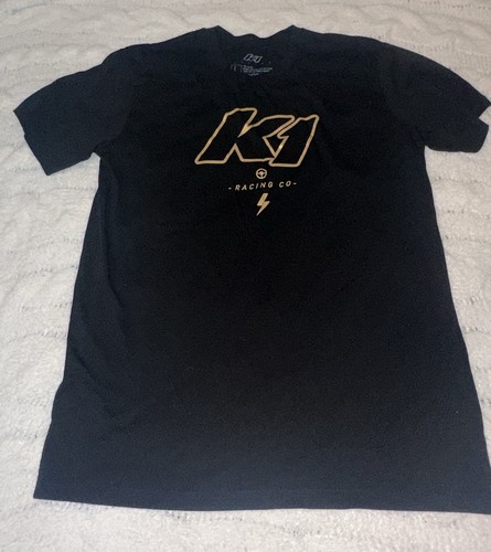 Racing black logo tee - black,
