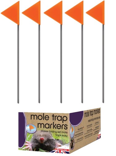 Mole trap flag - trap,