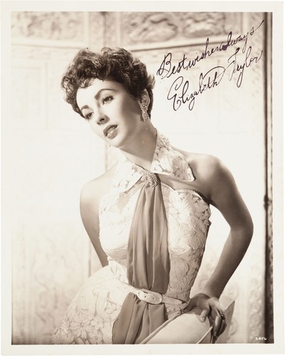 Elizabeth taylor signed - taylor,