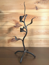 Black Metal Sturdy Ornamental Tree Sculptural Jewellery Display Stand