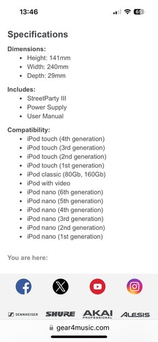 Gear ipod street party iii - gear,