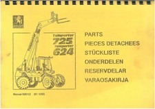 Sanderson Teleporter 624 & 725 Parts Manual