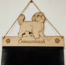 Shih Tzu Rosette Holder Dog