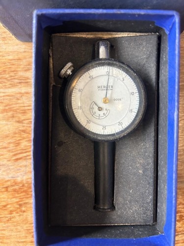 Vintage mercer dial gauge - mercer,
