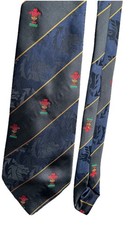 Mens Navy Blue Black Striped