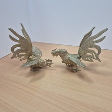 Vintage Pair of Brass Cast