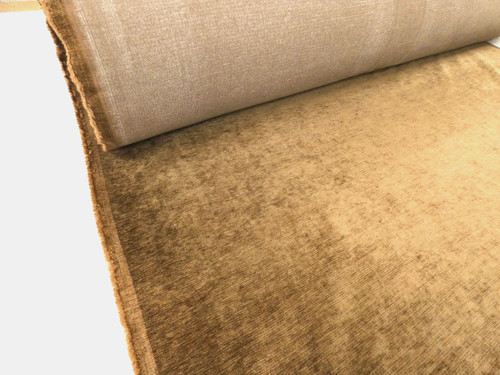 Truffle brown velvet chenille - velvet,