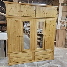 Aylesbury solid pine wardrobe - pine,