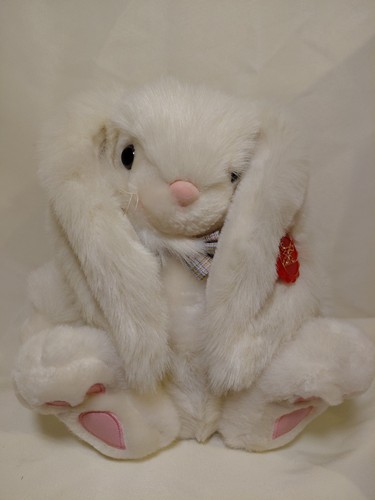 Keel toys white bunny rabbit - white,