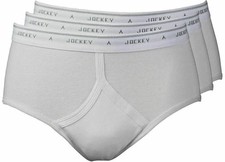 Jockey Classic Y-Front Brief - 3 Pack  White size Large  36 Inch Waist