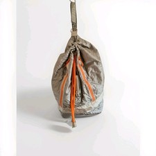 SWEATY BETTY VINTAGE GYM BAG SATCHEL RUCKSACK,  Stunning gold with orange trim. 