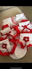 Handmade Frilly Girls Socks,  Can Be Done Any Size From 0 - 10 Years
