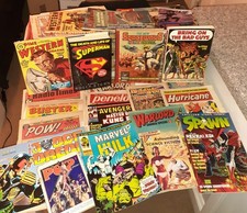 270x Huge VINTAGE UK COMICS