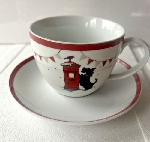 Vintage scottish terrier - scottish, cup