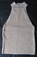 Zara Knit Sleeveless Jumper Vest Racer Top Jumper Linen Size S NEW