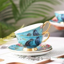 Bone China Vintage Blue Bird