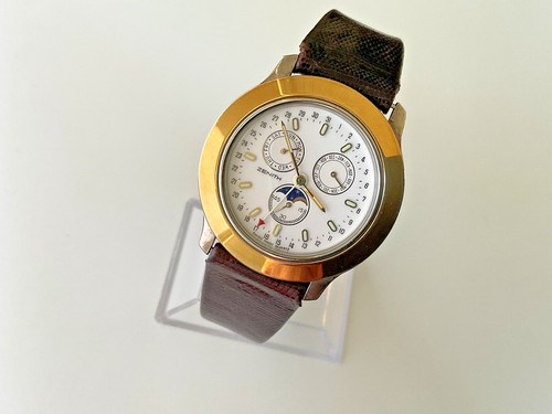 Vintage zenith triple calendar - vintage,