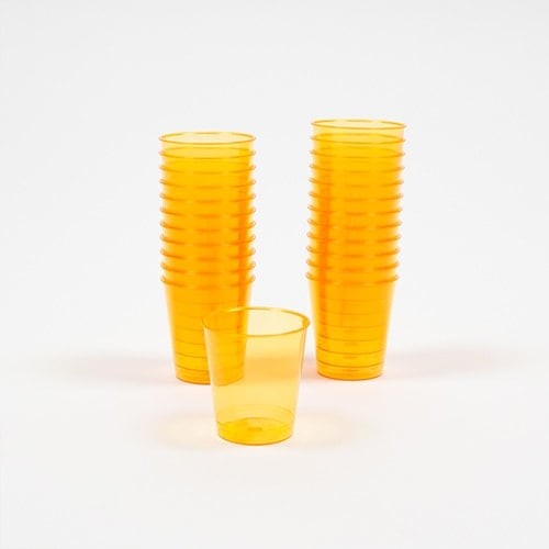 Orange neon reusable plastic - reusable,