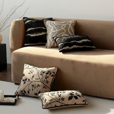 French Retro Throw Pillow