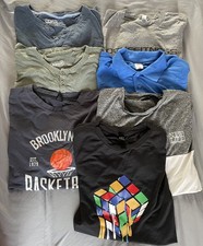 Bundle Of 7x Men’s T-shirts Tops Size L Large 