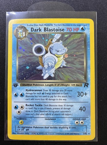 Wotc pokémon dark blastoise - pokémon,