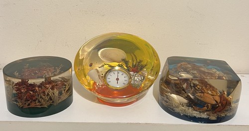 Vintage retro 70s lucite - 3, x