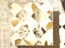 real leather cowhide cushion