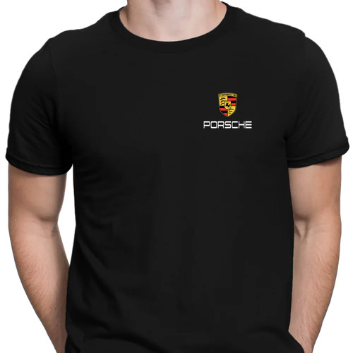 Porsche logo shirt black - porsche,