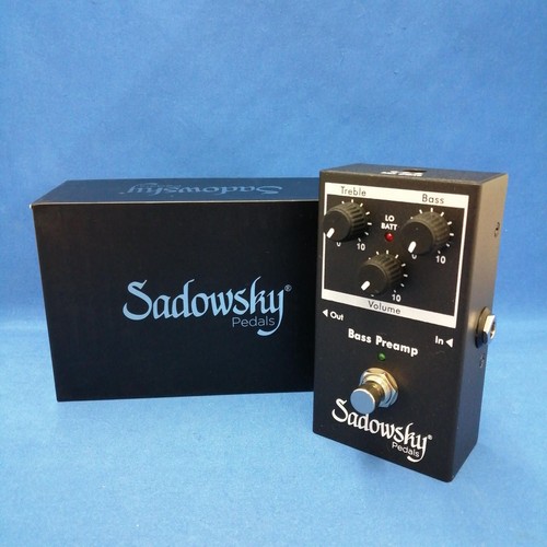 Sadowsky bass preamp - bass, v2