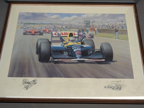 Nigel mansell victory tony - mansell,