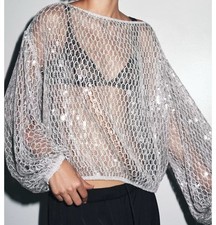 ZARA ZW COLLECTION SEQUIN TOP