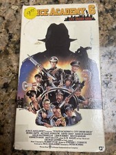 Vintage Police Academy 6 VHS Cassette Tape Rare