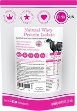 Natural Whey Protein (92%) Isolate 1kg 420g Grass Fed Hormone & Soy Free Bulk
