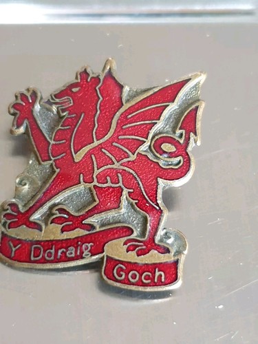 Vintage welsh dragon enamel - vintage,